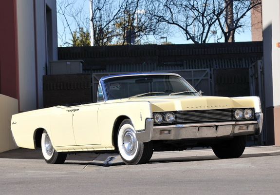 Pictures of Lincoln Continental Convertible (74A) 1966