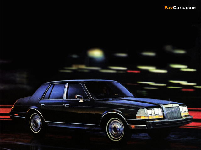Pictures of Lincoln Continental 1984–87 (640 x 480)