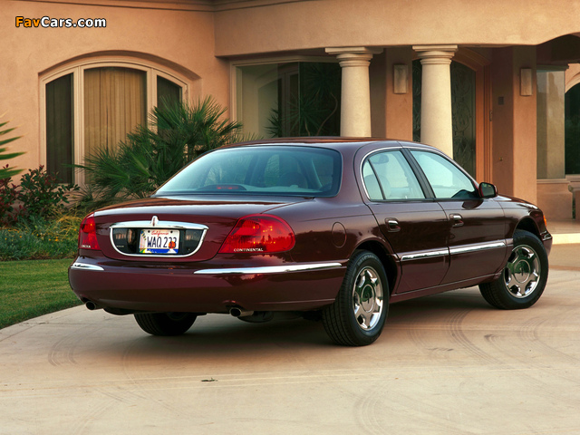 Pictures of Lincoln Continental 1998–2002 (640 x 480)