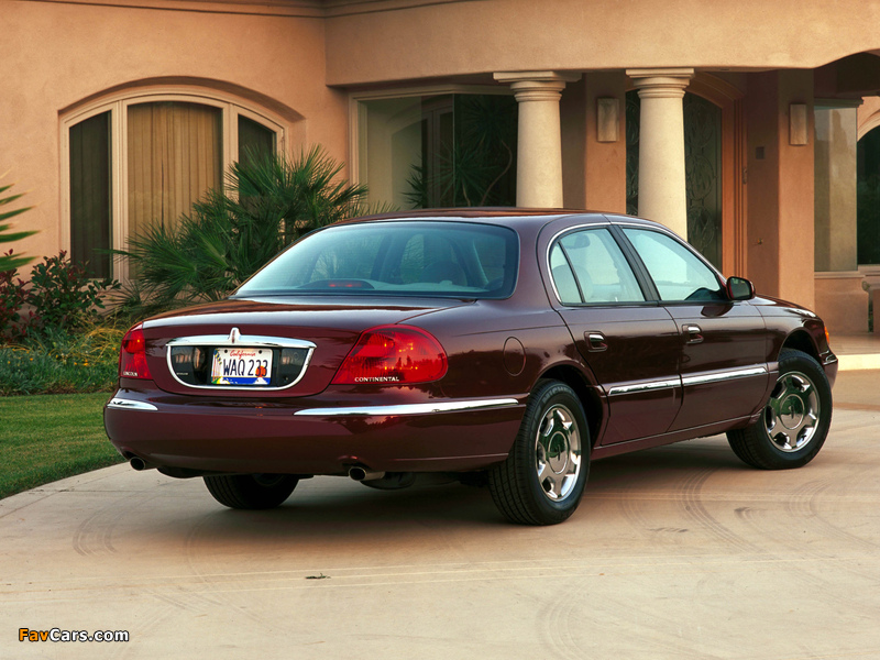 Pictures of Lincoln Continental 1998–2002 (800 x 600)