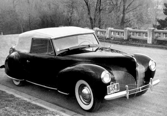 Lincoln Zephyr Continental Cabriolet 1939–40 wallpapers