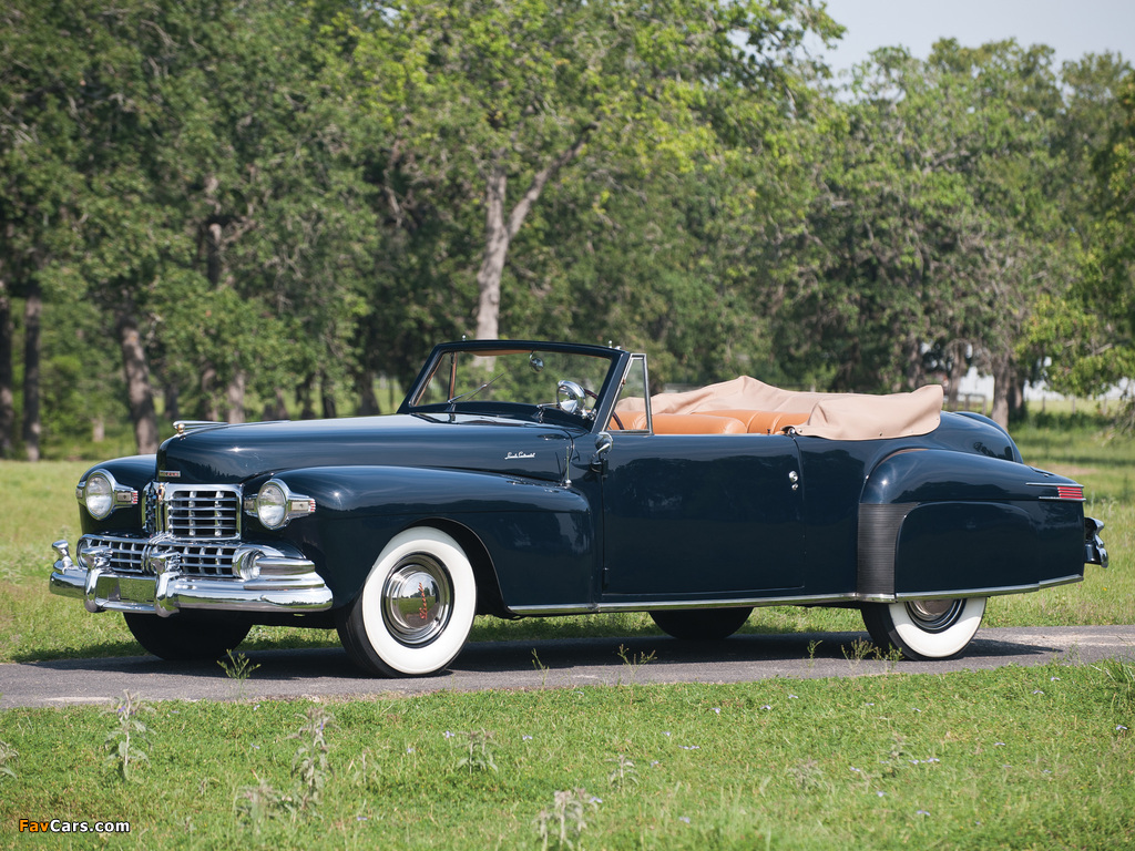 Lincoln Continental Cabriolet 1947–48 wallpapers (1024 x 768)