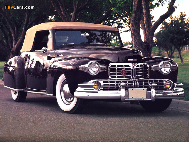 Lincoln Continental Cabriolet 1947–48 wallpapers (640 x 480)