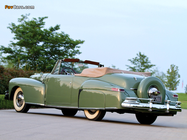 Lincoln Continental Cabriolet 1947–48 wallpapers (640 x 480)