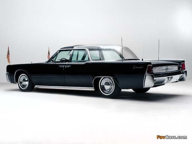 Lincoln Continental Bubbletop Kennedy Limousine 1962 wallpapers (640 x 480)