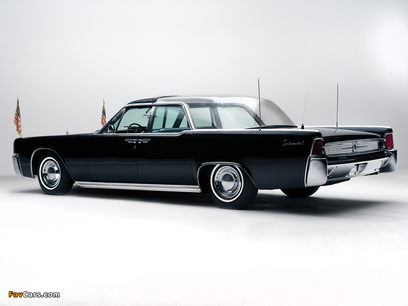 Lincoln Continental Bubbletop Kennedy Limousine 1962 wallpapers (800 x 600)