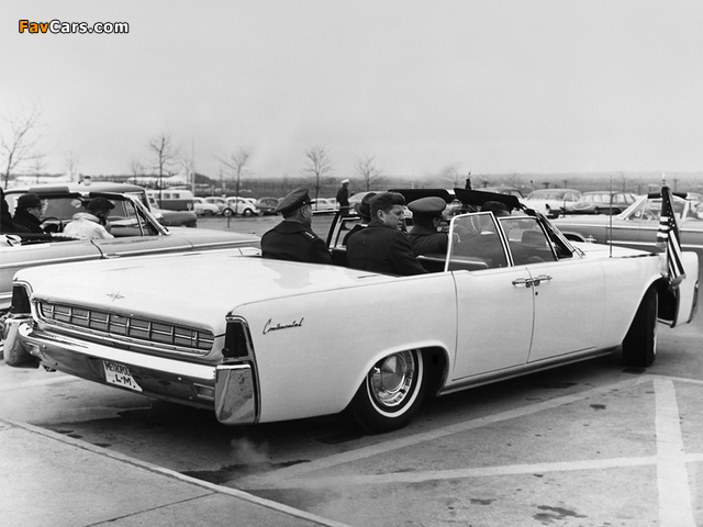 Lincoln Continental Convertible 1963 wallpapers (640 x 480)