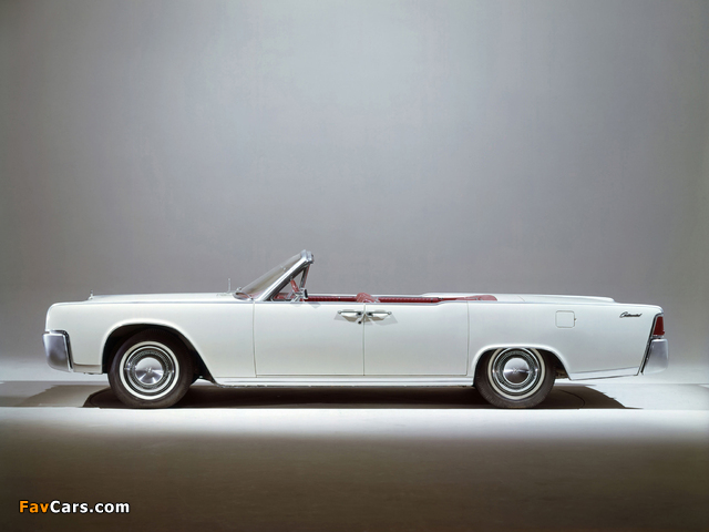 Lincoln Continental Convertible (74A) 1964 wallpapers (640 x 480)