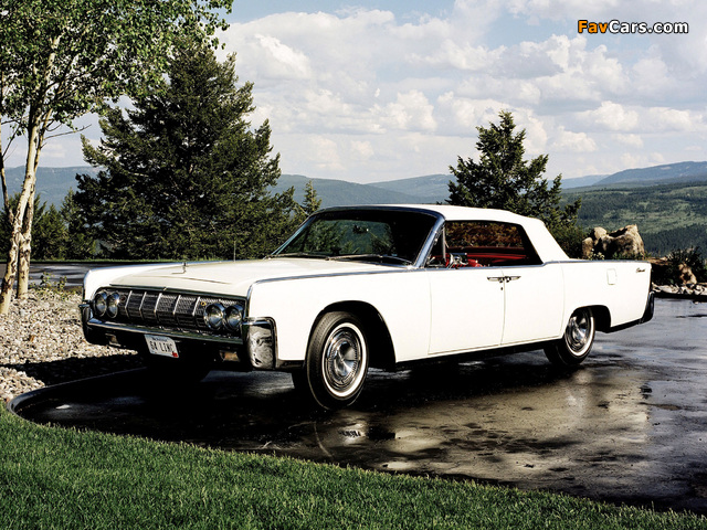Lincoln Continental Convertible (74A) 1964 wallpapers (640 x 480)