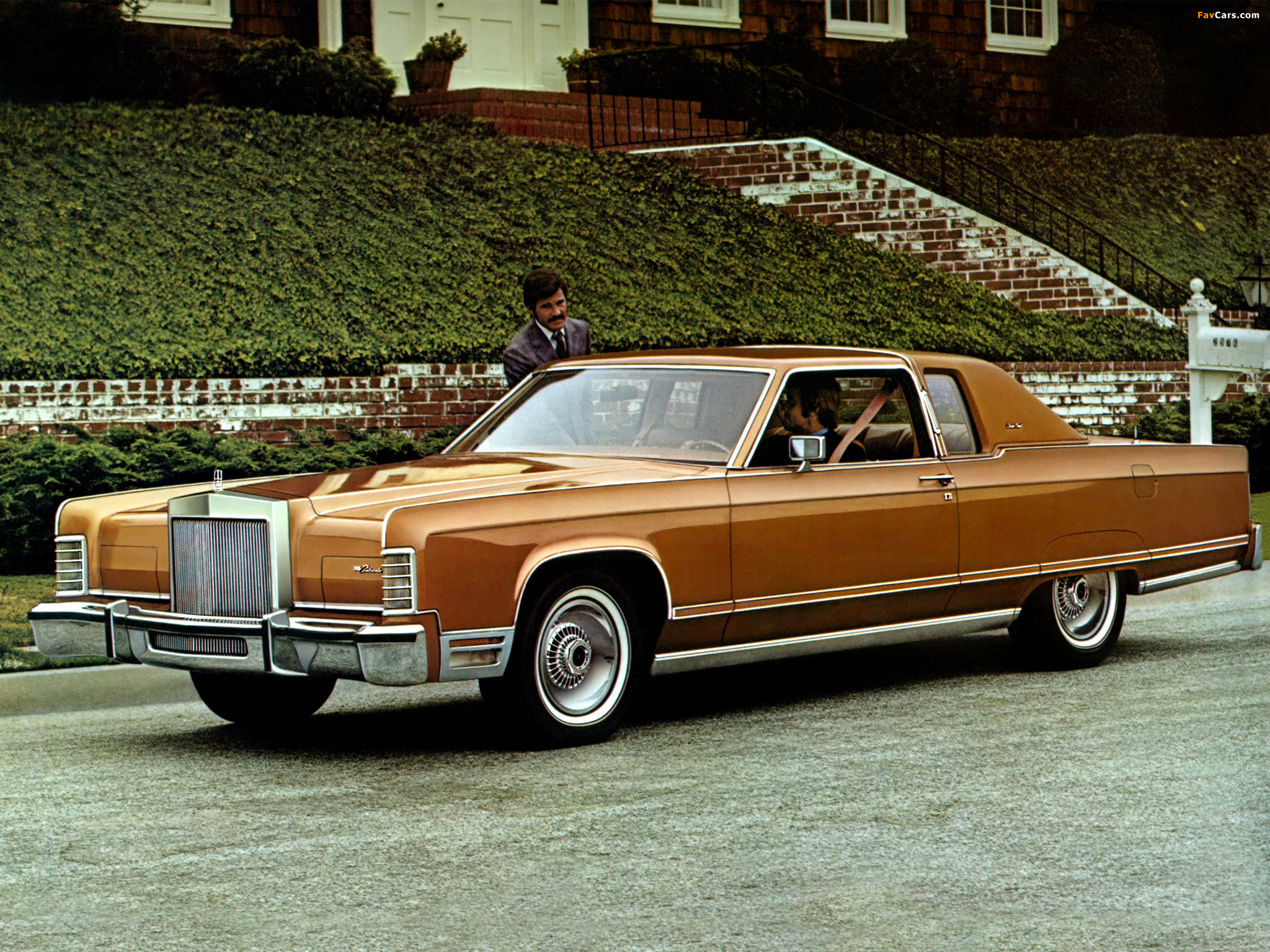 Lincoln Continental Town Coupe 1977 wallpapers (2048 x 1536)