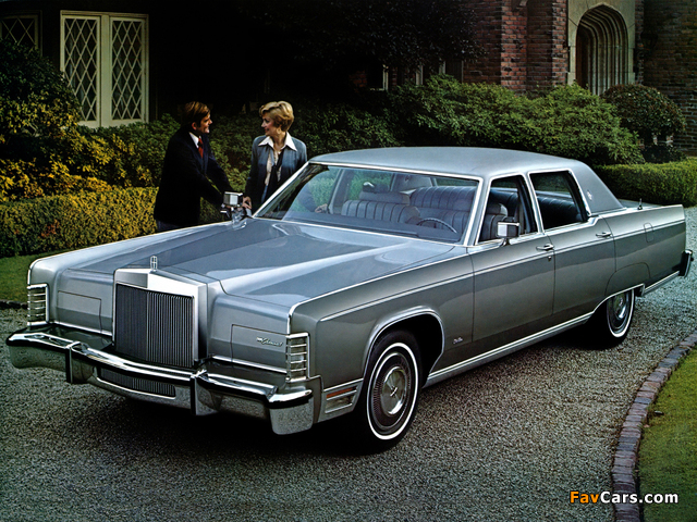 Lincoln Continental Town Car 1977 wallpapers (640 x 480)