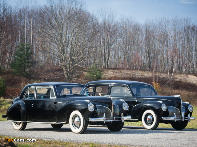 Lincoln Continental Coupe & Custom Limousine 1941 photos (640 x 480)