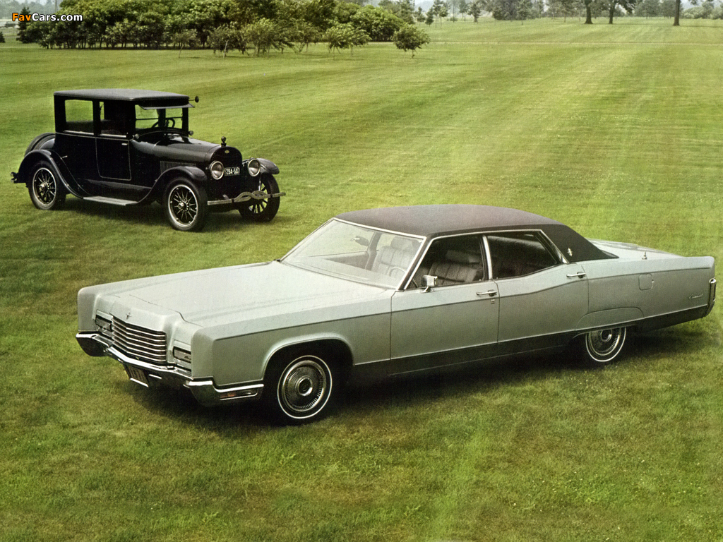 Pictures of Lincoln Model L 1921 & Continental Sedan 1971 (1024 x 768)