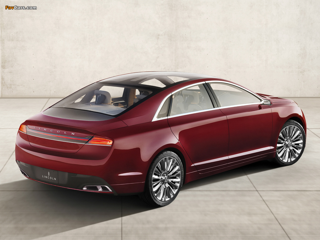 Lincoln MKZ Concept 2012 wallpapers (1024 x 768)