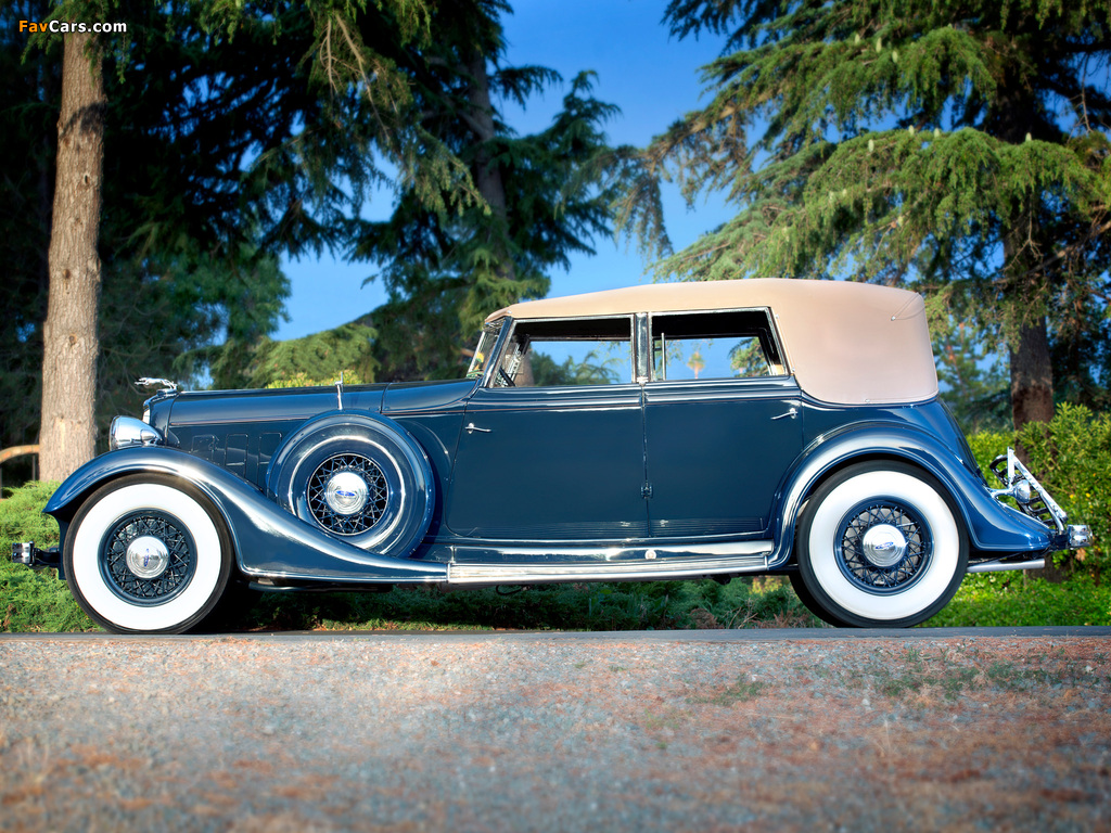 Lincoln Model KB Convertible Sedan by Dietrich 1934 wallpapers (1024 x 768)