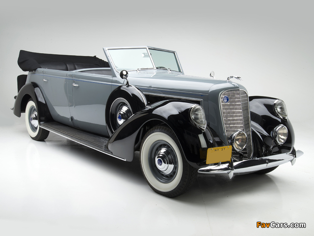 Lincoln Model K 7-passenger Touring by Willoughby 1937 wallpapers (640 x 480)