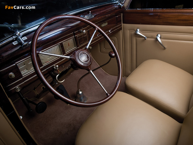 Lincoln Model K Convertible Victoria by Brunn 1937 wallpapers (640 x 480)