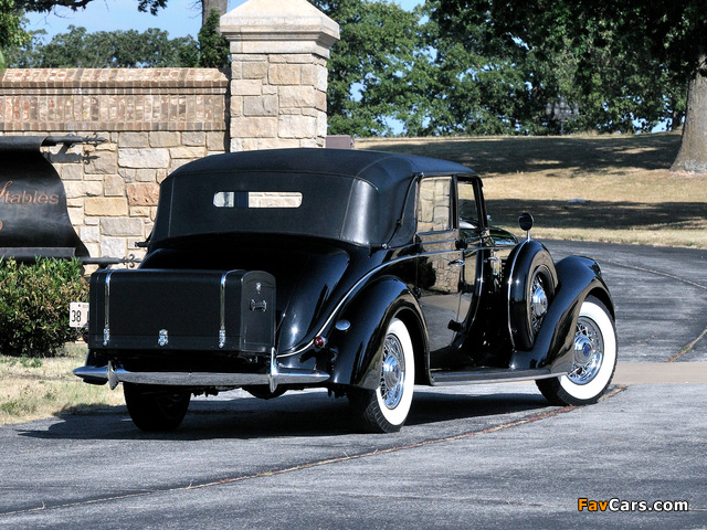 Lincoln Model K Semi-Collapsible Cabriolet by Brunn (409-A) 1938 wallpapers (640 x 480)