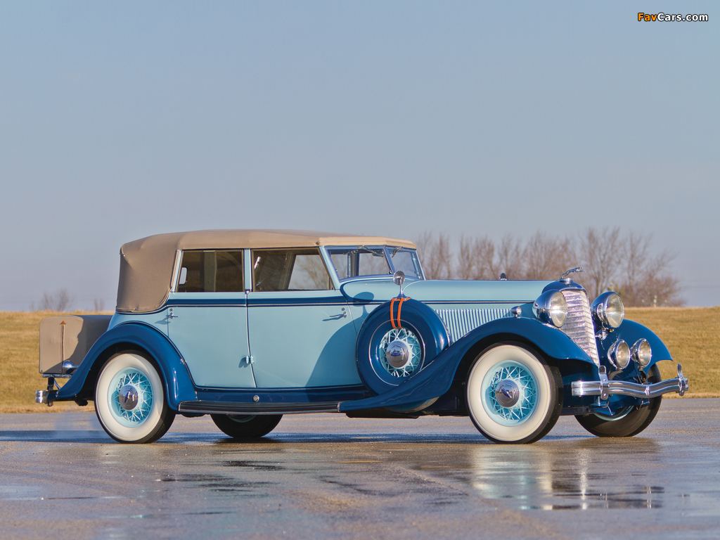 Photos of Lincoln Model KB Custom Convertible Sedan by Dietrich (261) 1933 (1024 x 768)