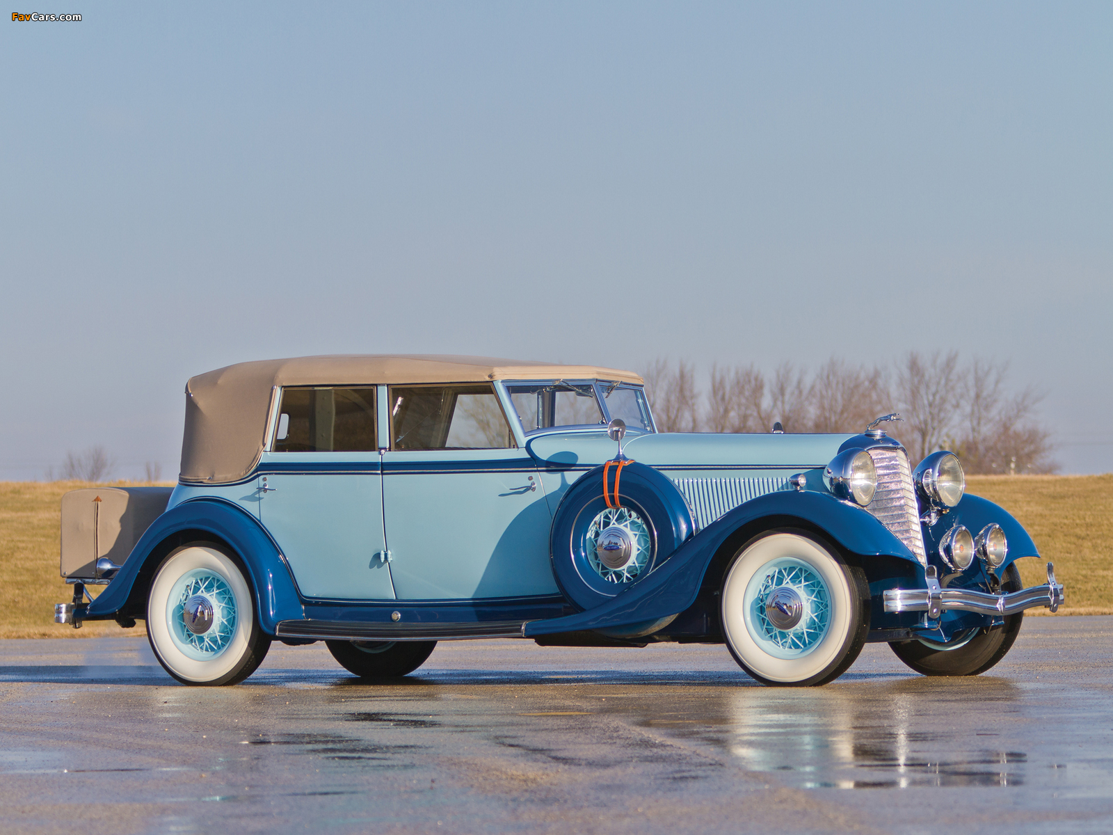 Photos of Lincoln Model KB Custom Convertible Sedan by Dietrich (261) 1933 (1600 x 1200)