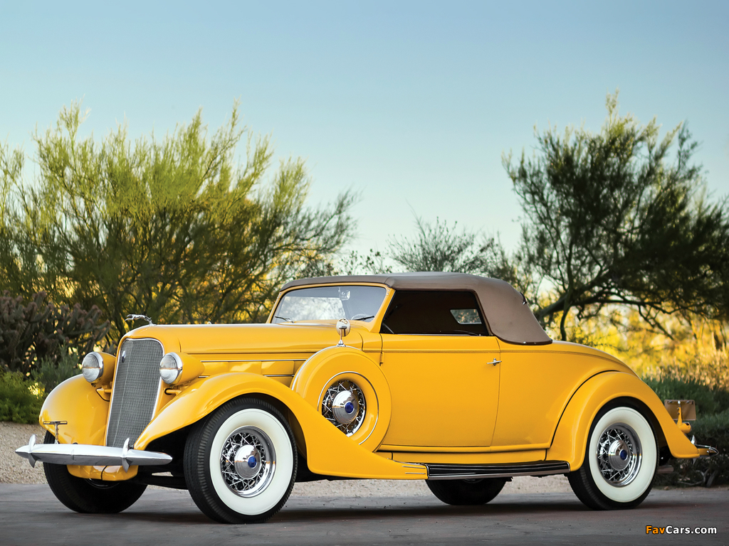 Photos of Lincoln Model K Convertible Roadster by LeBaron (542) 1935 (1024 x 768)