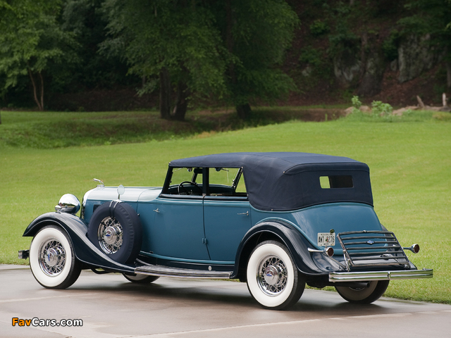 Lincoln Model KA Custom Convertible Sedan by Dietrich 1933 wallpapers (640 x 480)