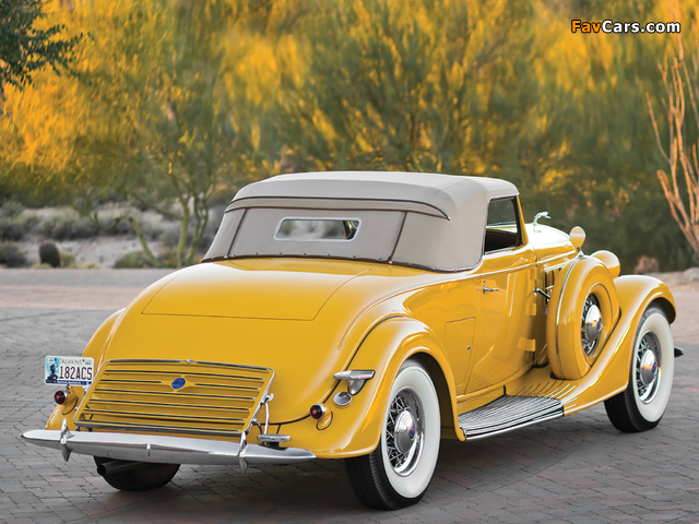 Lincoln Model K Convertible Roadster by LeBaron (542) 1935 wallpapers (640 x 480)