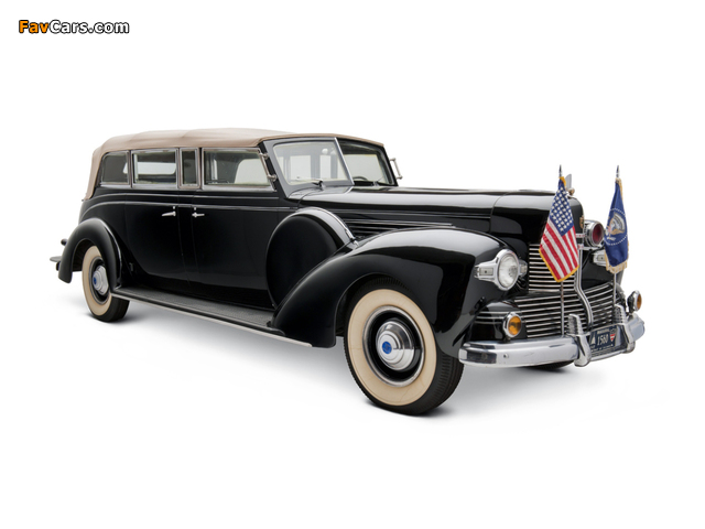 Lincoln Model K Sunshine Special Presidential Convertible Limousine 1939 wallpapers (640 x 480)