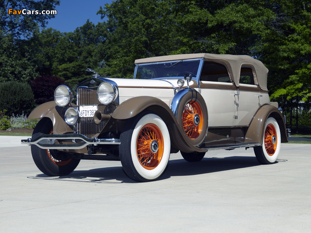 Lincoln Model L Convertible Sedan by Derham 1930 pictures (640 x 480)