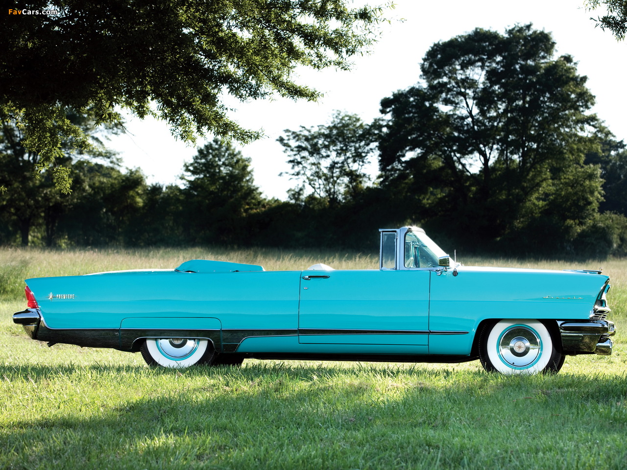 Lincoln Premiere Convertible 1956 pictures (1280 x 960)