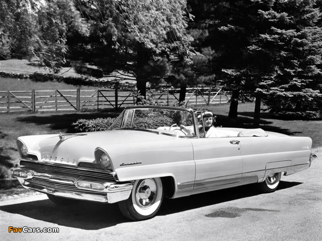 Lincoln Premiere Convertible 1956 wallpapers (640 x 480)