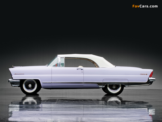Lincoln Premiere Convertible 1956 wallpapers (640 x 480)