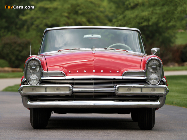 Lincoln Premiere Convertible 1957 images (640 x 480)