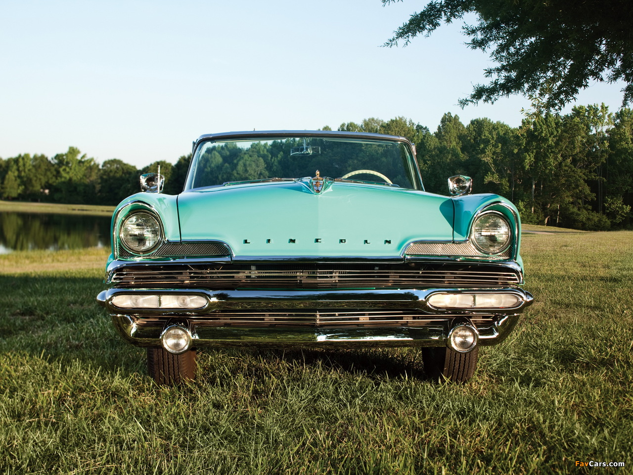 Lincoln Premiere Convertible 1956 wallpapers (1280 x 960)