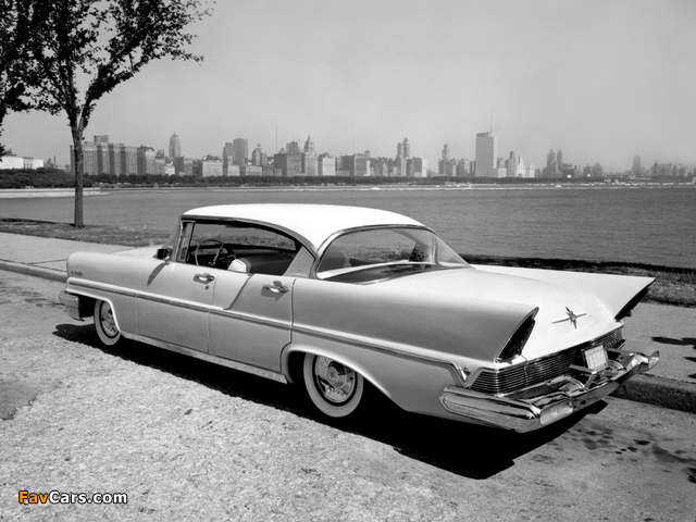 Lincoln Premiere Landau 4-door Hardtop (57B) 1957 wallpapers (640 x 480)