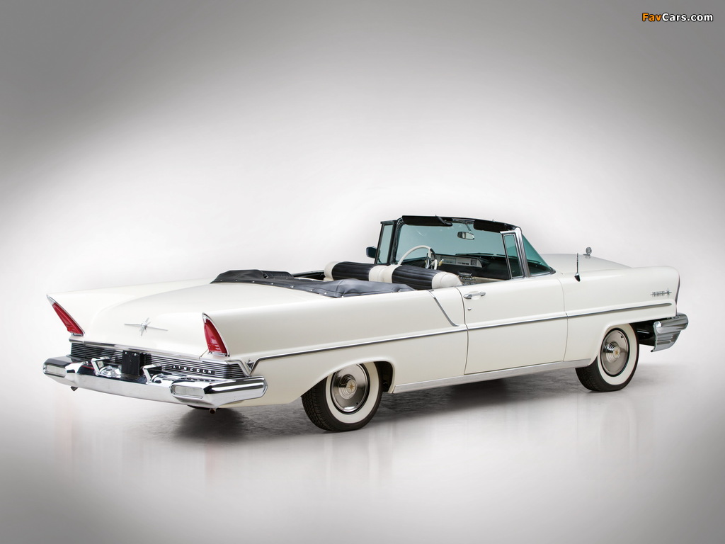 Lincoln Premiere Convertible 1957 wallpapers (1024 x 768)