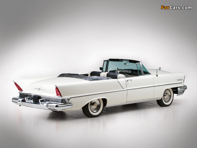 Lincoln Premiere Convertible 1957 wallpapers (640 x 480)