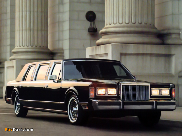 Lincoln Town Car Limousine 1985–89 wallpapers (640 x 480)
