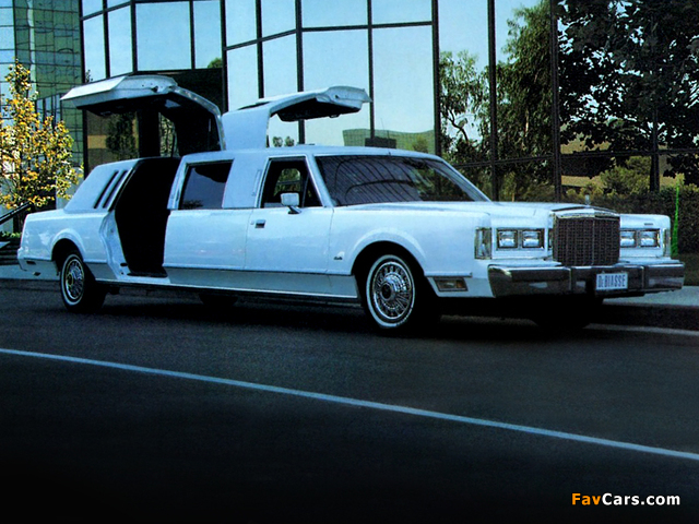 Gold Wing Lincoln Town Car Limousine 1986 images (640 x 480)