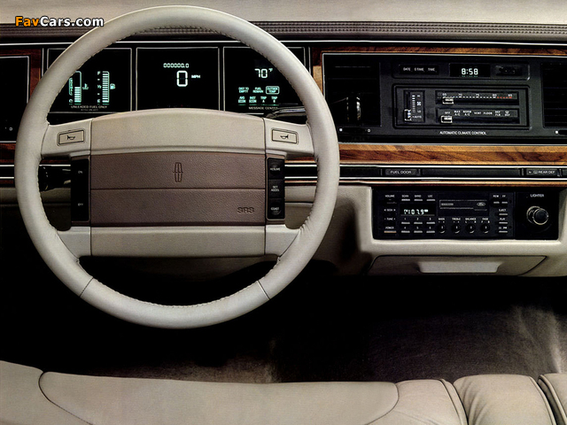 Lincoln Town Car 1990–92 images (640 x 480)