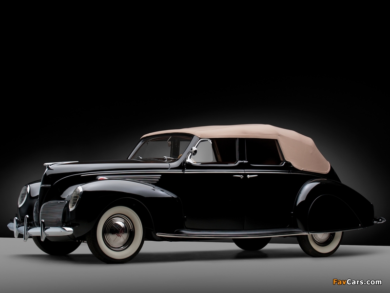 Images of Lincoln Zephyr Convertible Sedan (86H-740) 1938 (800 x 600)