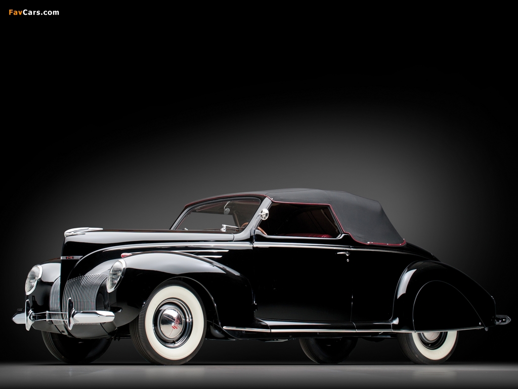 Images of Lincoln Zephyr Convertible Coupe (96H-76) 1939 (1024 x 768)
