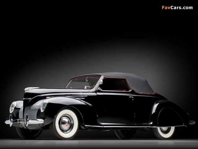 Images of Lincoln Zephyr Convertible Coupe (96H-76) 1939 (640 x 480)