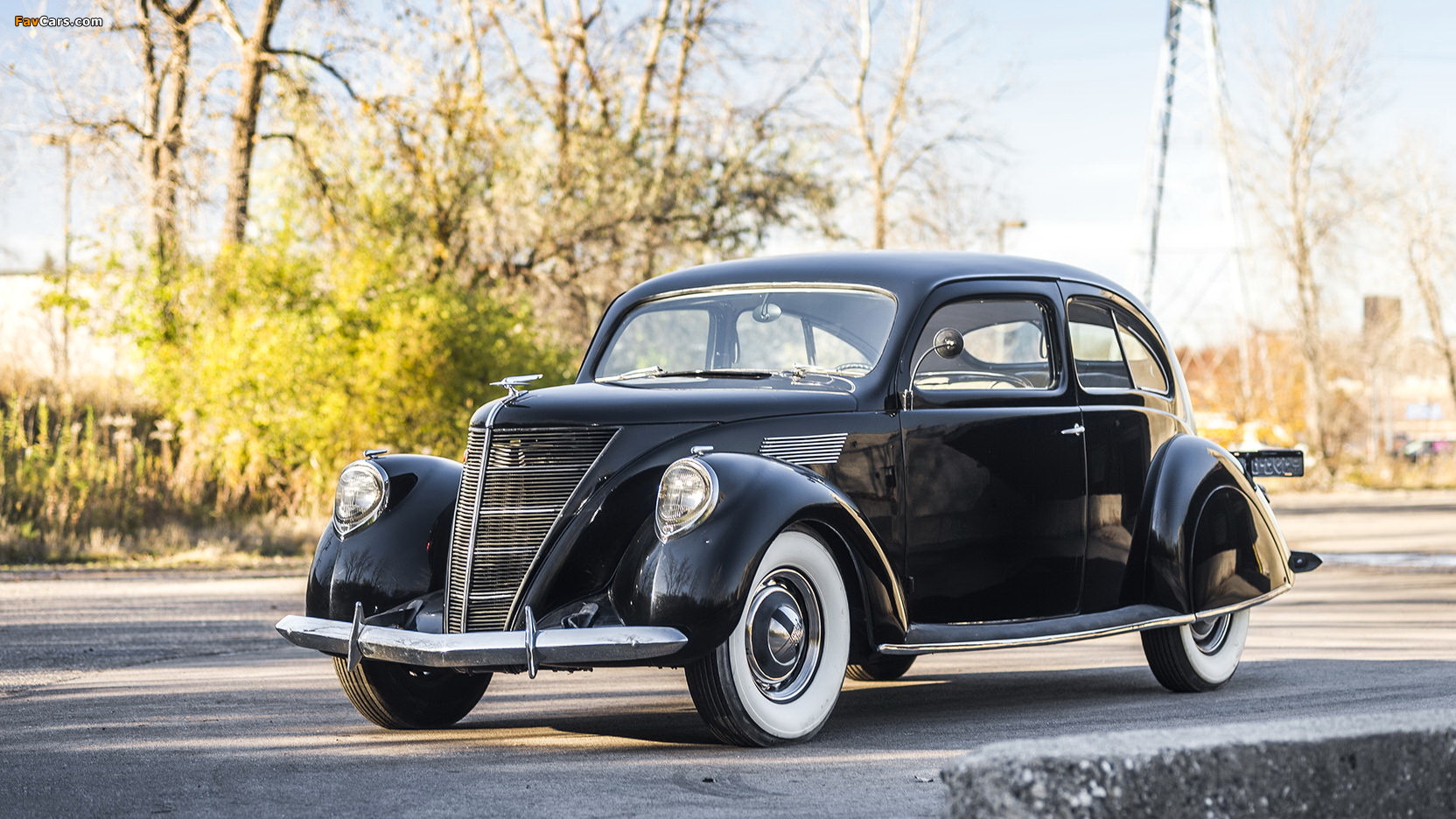 Lincoln Zephyr Coupe Sedan (HB-700) 1936–37 pictures (1664 x 936)