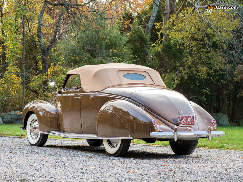 Lincoln Zephyr Convertible Coupe 1938 images (800 x 600)