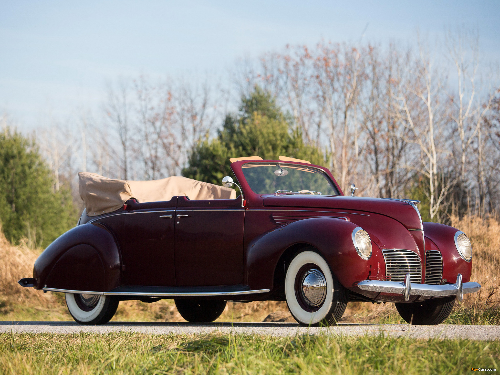 Lincoln Zephyr Convertible Sedan (86H-740) 1938 images (2048 x 1536)