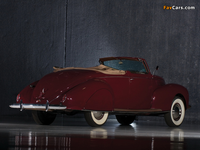 Lincoln Zephyr Convertible Coupe 1938 photos (640 x 480)
