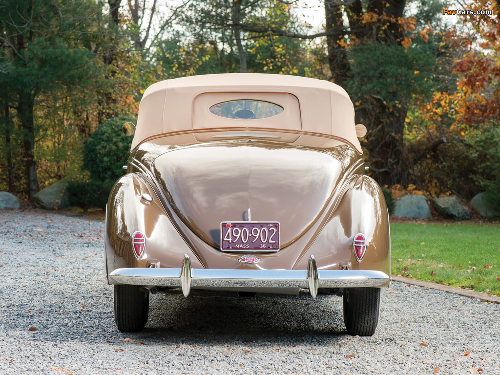 Lincoln Zephyr Convertible Coupe 1938 photos (1024 x 768)
