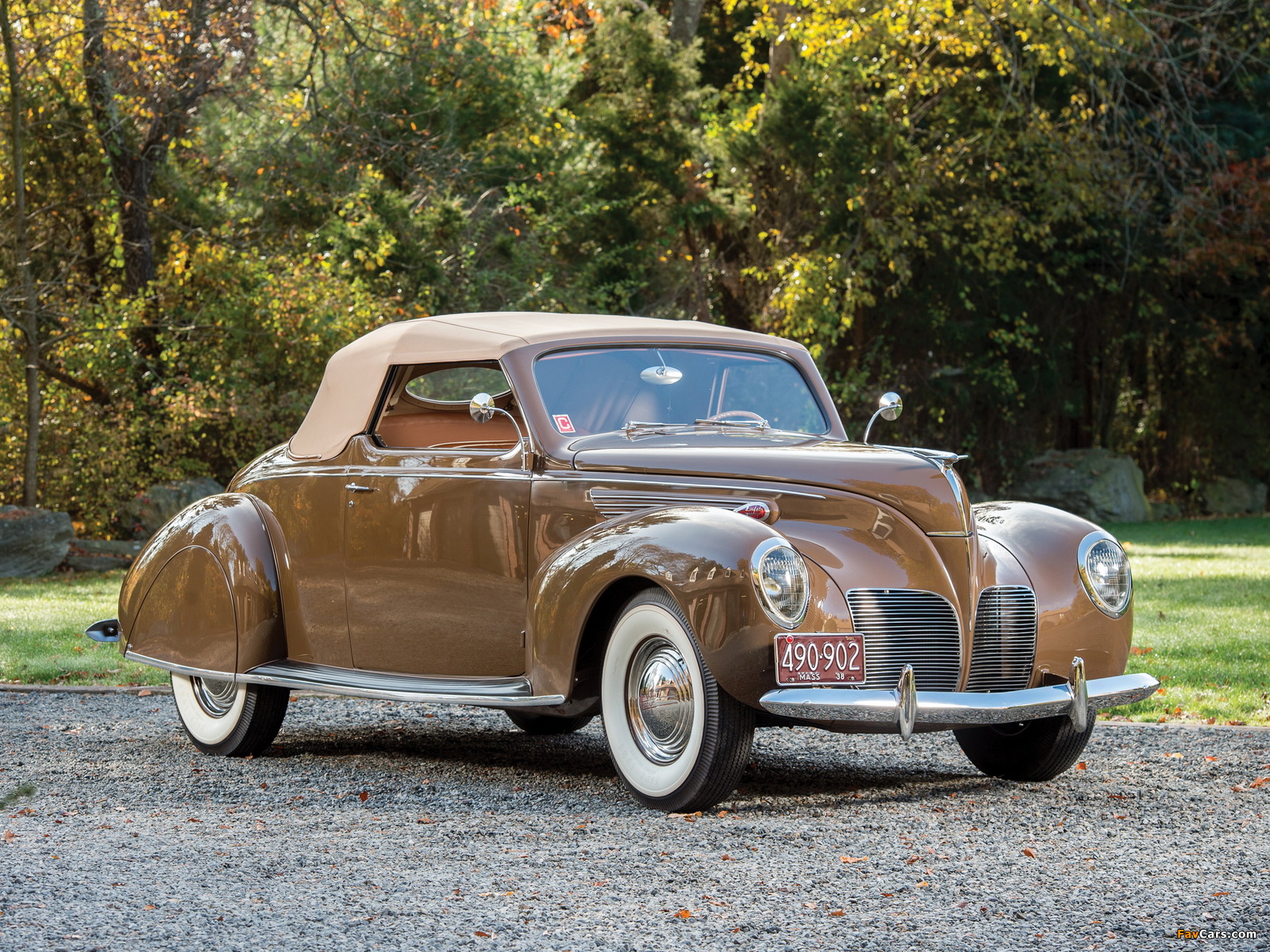 Lincoln Zephyr Convertible Coupe 1938 photos (1600 x 1200)