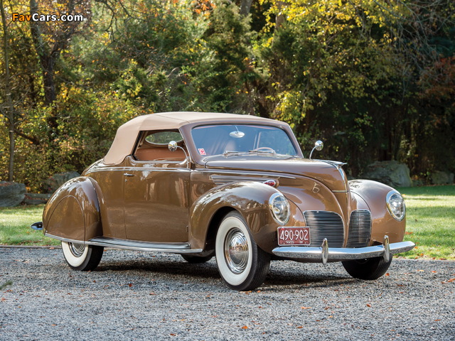 Lincoln Zephyr Convertible Coupe 1938 photos (640 x 480)